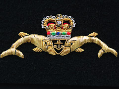 Submariners Dolphins Blazer Badge